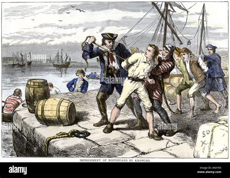 British sailors impressment hi-res stock photography and images - Alamy