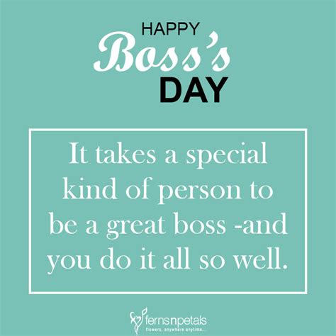 30+ Boss Day Wishes N Quotes | Boss Day Whatapp Messages - Ferns N Petals