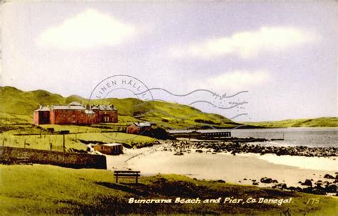 Buncrana Beach and Pier, Co. Donegal | Postcards Ireland