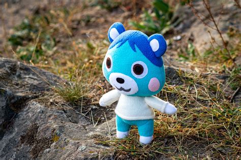 Animal Crossing Blue Bear plush BlueBear toy Animal Crossing | Etsy