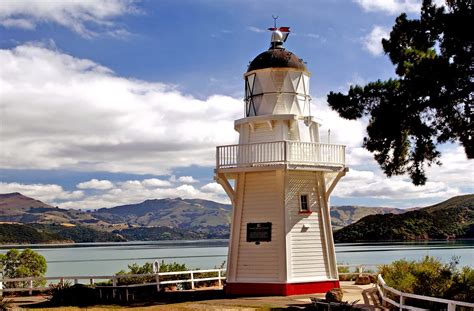 Restored Akaroa Lighthouse. | This imposing, six-sided, wood… | Flickr