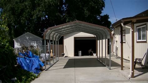 How to Install Steel Carport in 45 minutes! Jeff Parker @pyro8455 # ...