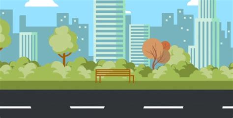 Cartoon City Road, Motion Graphics | VideoHive