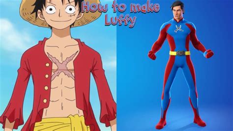 " How To Make Luffy " | Fortnite - YouTube