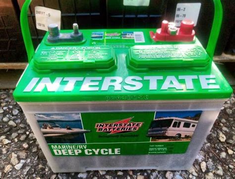 Interstate Deep Cycle Marine RV battery Group 24 perfect condition for Sale in Raleigh, NC - OfferUp