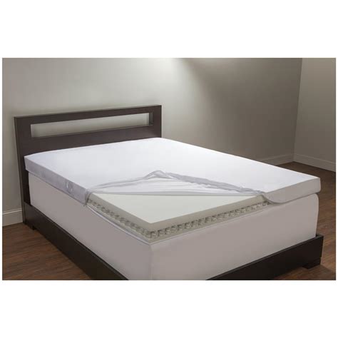 Comfort Revolution® California King 4" Spring Coil and Foam Topper - 623594, Mattress Toppers at ...