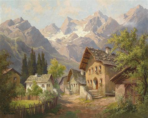 Artist Karl Flieher (Austrian artist) - ArtLiveAndBeauty - Masterpieces ...