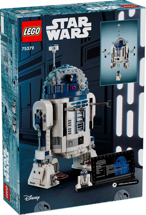 LEGO Star Wars R2-D2 Buildable Toy Droid for Display and Play 75379 ...