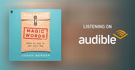 Magic Words by Jonah Berger - Audiobook - Audible.com