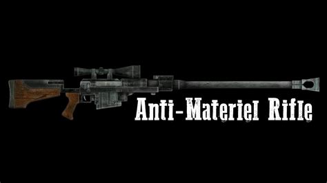 Fallout: New Vegas Gun Guide - Anti Materiel Rifle - YouTube