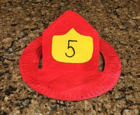 Firefighter Hat Craft - Teach your children about fire safety and let ...