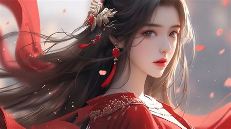 Beautiful woman in ancient Chinese style, frontal close-up, face... - Arthub.ai