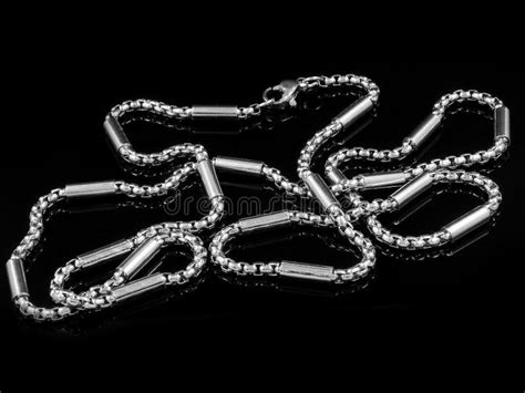 Jewelry Chain. Stainless Steel Stock Photo - Image of object, steel: 125270360