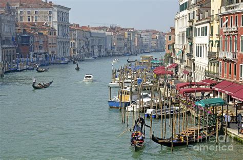 Grand canal viewed from Rialto bridge Photograph by Sami Sarkis