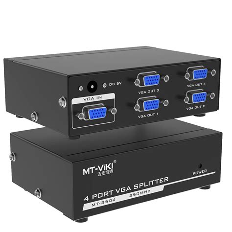 4-Port VGA Splitter 200 MHz – Mega Zone