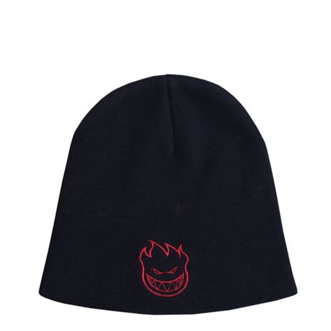 Spitfire Black / Red / Green Beanie — RootsBK