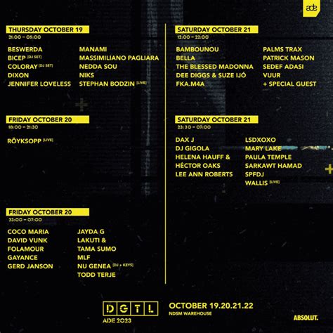 Discover our ADE 2023 line-up - DGTL