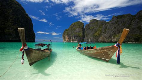 Maya Bay, Krabi, Ko Phi-Phi Leh, Thailand | Landmarks | Pinterest