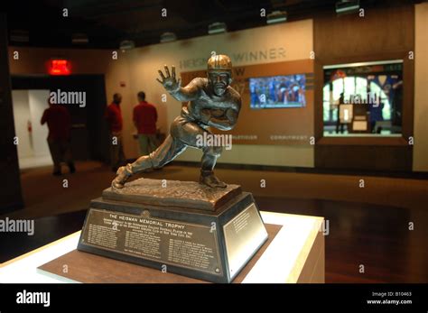 Heisman Trophy on display at the newly opened Sports Museum of America ...