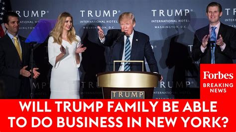 Will Trump Family Be Able To Do Business In New York? - YouTube