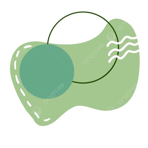 Green Abstract Aesthetic Vector, Green Abstract Aesthetic, Decoration ...