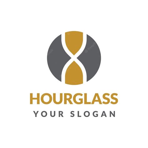 Premium Vector | Modern hourglass logo design