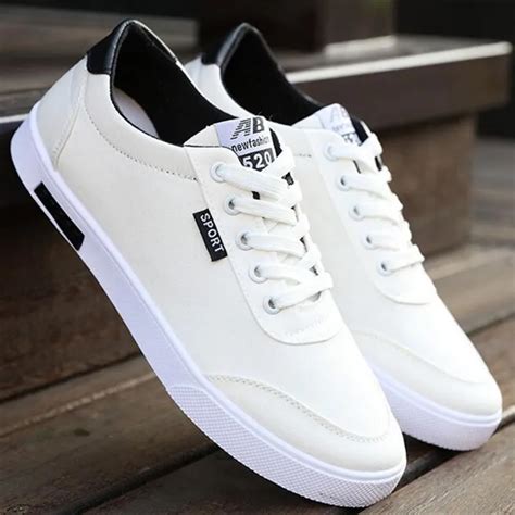 Popular White Canvas Shoes Men-Buy Cheap White Canvas Shoes Men lots from China White Canvas ...