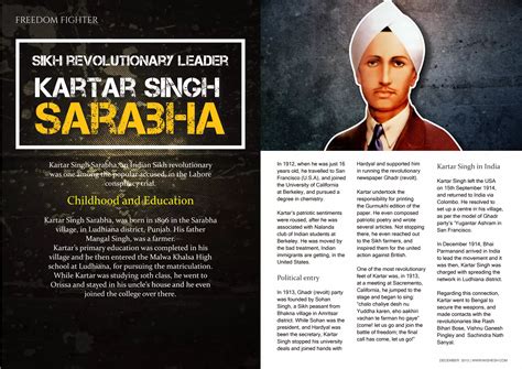 Sikh revolutionary leader Kartar Singh Sarabha | PPT