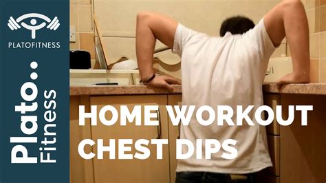 How to do chest dips - Home chest workout - Chest dips home workout | Chest workout at home ...