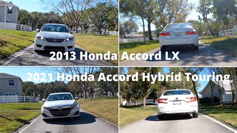 2021 Honda Accord Hybrid Touring vs 2013 Honda Accord LX - Autos Javier Mota