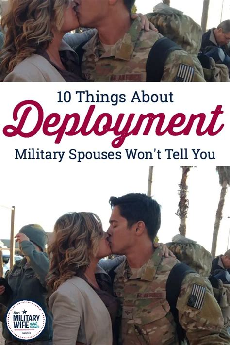 10 Things Military Spouses Won’t Tell You About Deployment - The Military Wife and Mom