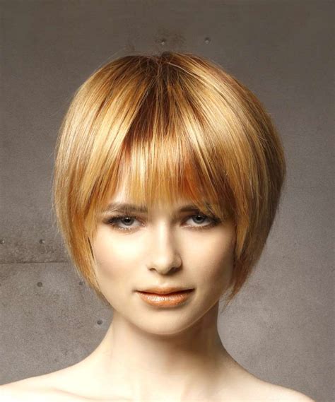 Smooth Light Red Short Bob Haircut - TheHairStyler.com