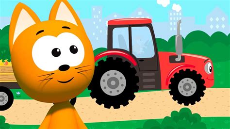 Learn Cars and Trucks - Meow Meow Kitty - Kids Songs - YouTube