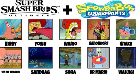 Smash Bros Ultimate + Spongebob Squarepants Meme by WarioPaint546 on DeviantArt