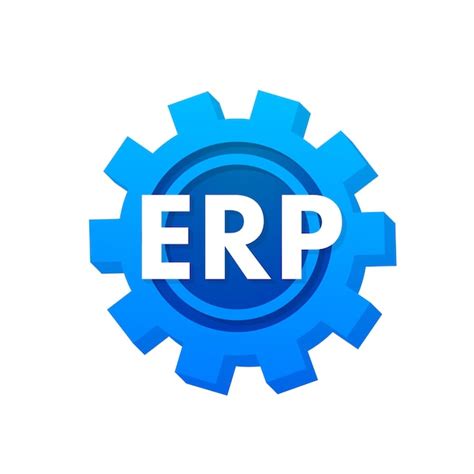 Premium Vector | Erp enterprise resource planning industry production productivity and company ...