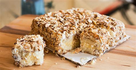 Prantl's Bakery - Famous Burnt Almond Torte Cake | Burnt almond torte recipe, Almond torte ...