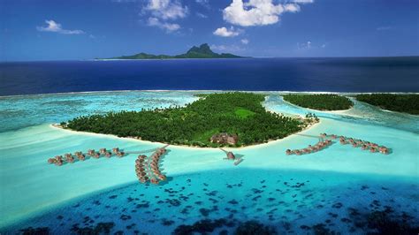French Polynesia Resorts Wallpaper, HD 1080p | HD Desktop Wallpapers