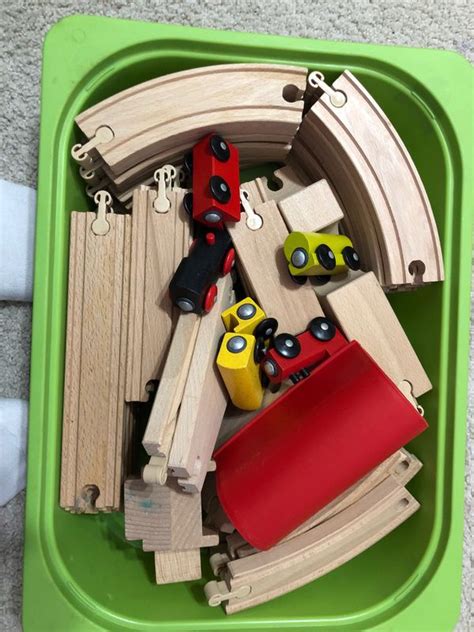 IKEA Wooden train set (complete set) for Sale in Houston, TX - OfferUp