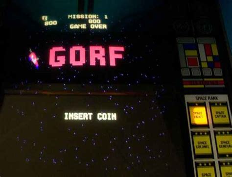 Gorf Video Arcade Game of 1981 by Midway & Namco at www.pinballrebel.com