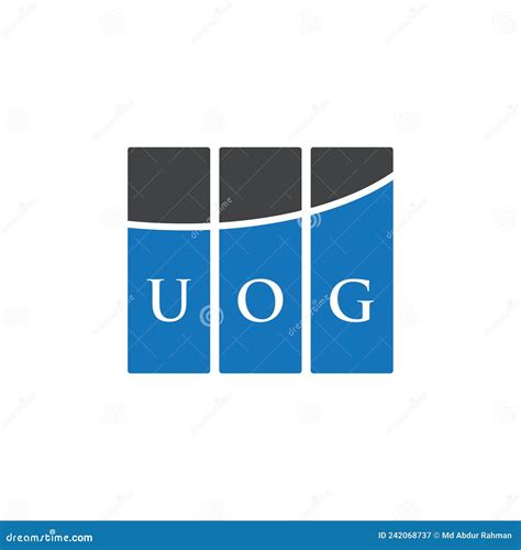 UOG Letter Logo Design on White Background. UOG Creative Initials Letter Logo Concept Stock ...