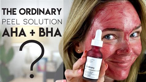 VIDEO . . . . . . . THE ORDINARY PEEL SOLUTION BEFORE AND AFTER | The ...