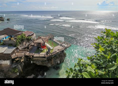 Sundays Beach Club, Single Fin, Blue Point, Suluban Beach, Bali, Indonesia. Suluban Beach, the ...