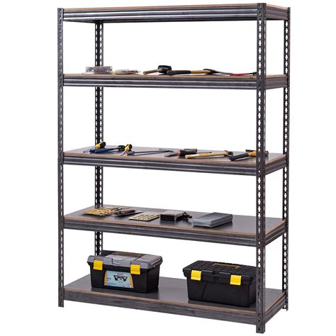 72″ x 48″ Heavy Duty 5 Level Adjustable Storage Garage Shelf Garage ...