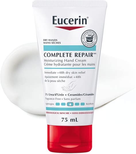 EUCERIN Complete Repair Moisturizing Hand Cream for Dry to Very Dry ...