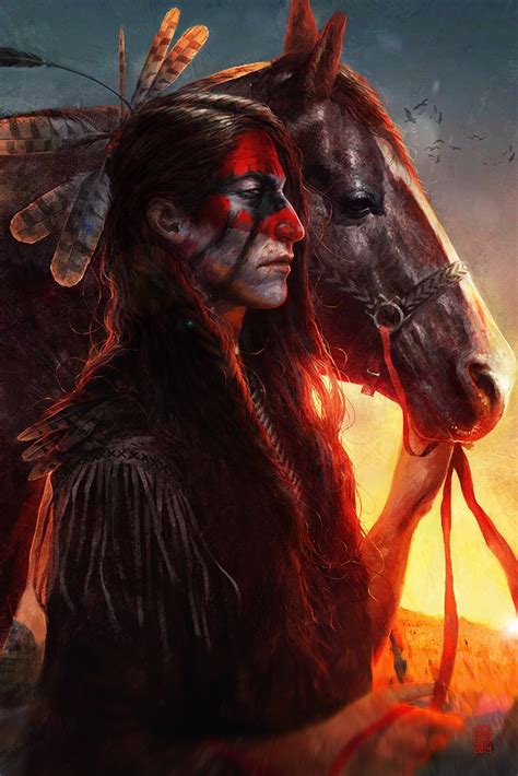 Wild Spirit by tincek-marincek #amerindian Native American Horses, Native American Paintings ...