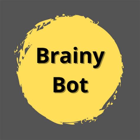 Brainy Bot - YouTube