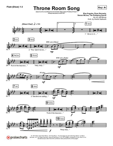 Throne Room Song Flute/Oboe Sheet Music PDF (Charity Gayle) - PraiseCharts