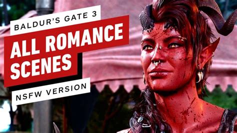 Baldur’s Gate 3: All Karlach Romance Scenes (NSFW Version)