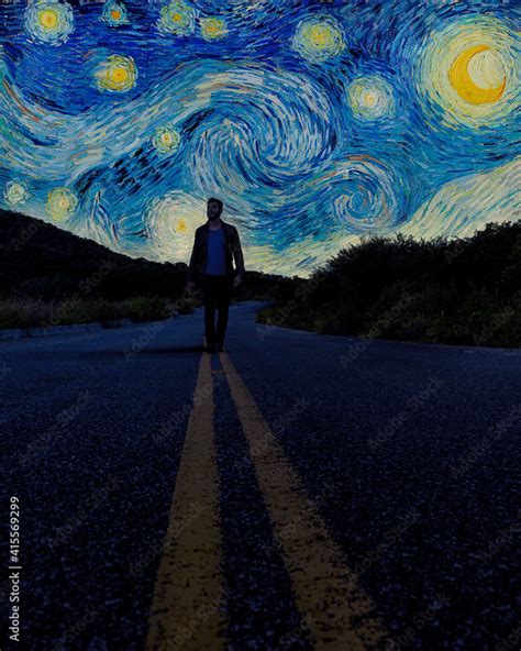 van gogh starry night Stock Photo | Adobe Stock