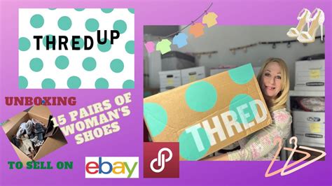 Thredup 15 Pairs of Shoes Unboxing - YouTube